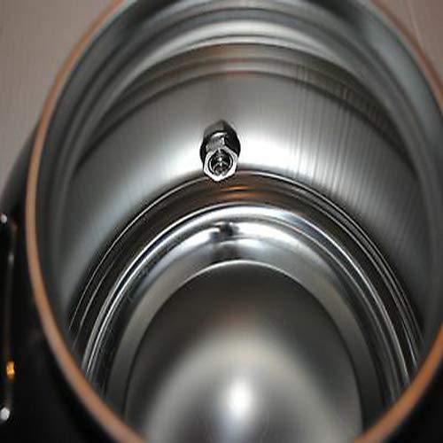 Sansone Stainless Steel Water Dispenser with Spigot  2.64 Gallon  10 Liter  Silver