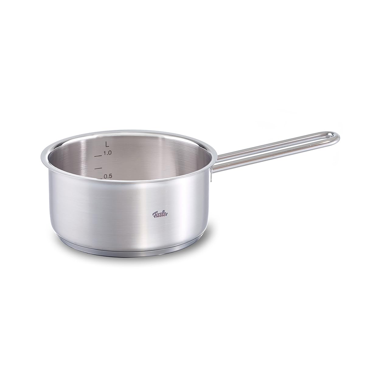 Fissler Stainless Steel 16 cm Casserole, Induction Suitable, 0.0 liters, 0.7 kg, 18/10, Superthermic Base, Pouring Edge, Withou