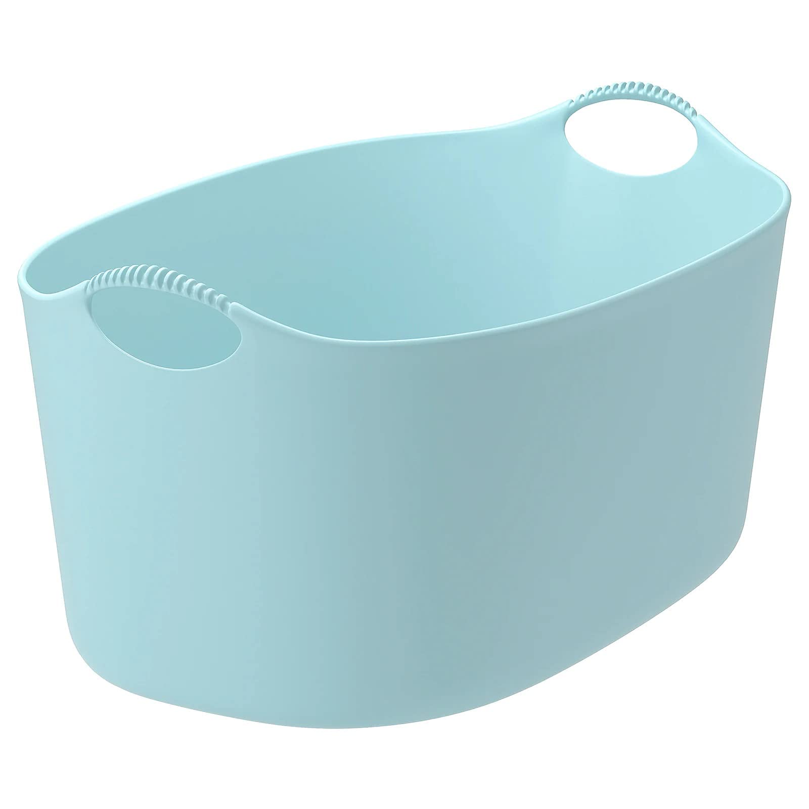 Ikea TORKIS Flexi Laundry Basket, in/Outdoor, Blue, 35 l (9 Gallon)Plastic