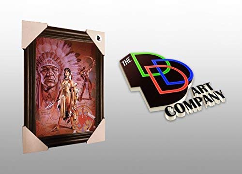 Native American Indian Dream Catcher 3D Poster Wall Art Decor Framed Print | 12X16 Inches | Southwest Kids Lenticular Posters &