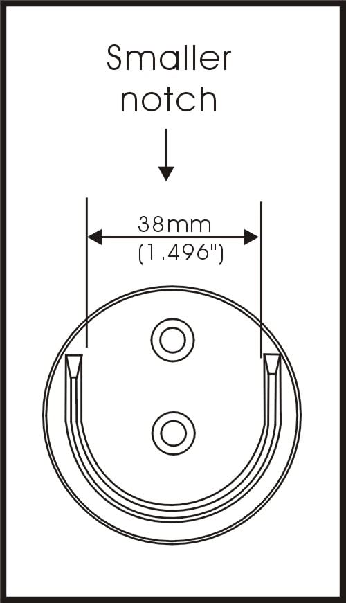 Qcaa Solid Brass Extra Heavy Closet Pole Socket Set, 1-1/2 Inch, With Stainless Screws, White, 4 Pairs, Made In Taiwan