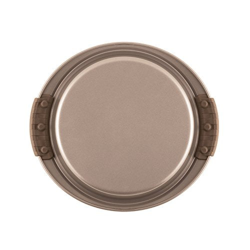 Anolon Bronze Nonstick Baking Pan / Nonstick Cake Pan, Round - 9 Inch, Brown