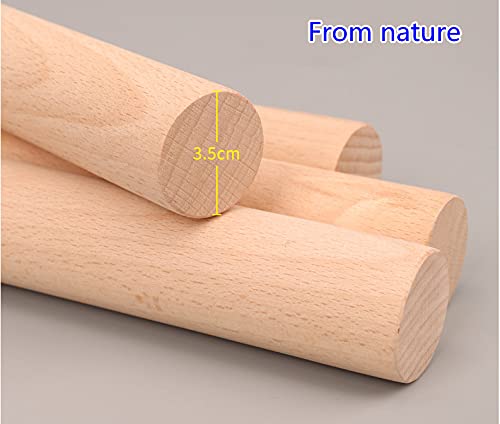 Xbldmjy Long Rolling Pin,Rolling Pins For Baking,Dough Roller ,Making Dumpling, Tortilla ,Bread,Baklava, Pizza?(27.16  1.38Inch/
