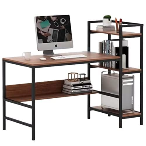 Tekavo Bravo Desktop Computer Table For Home Pc | Working Desk With Cpu Space + Storage Shelf | Computer Table For Home Pc | 150