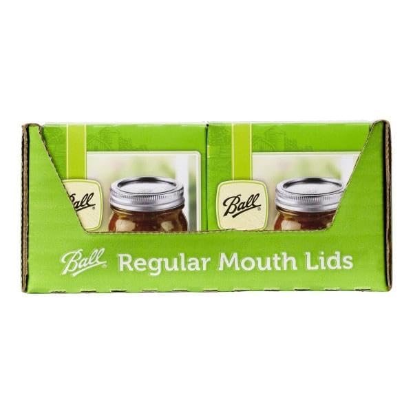 Ball Regular Mouth Lids For Glass Mason Jars, Used For Canning, Pickling, Juice, Jam, Jelly 12-Count, Pack Of 36 (432-Lids Total