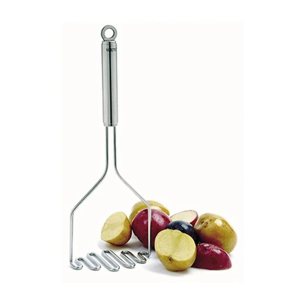 Norpro Stainless Steel Potato Masher, Model 1230, 1 EA, Durable Kitchen Tool