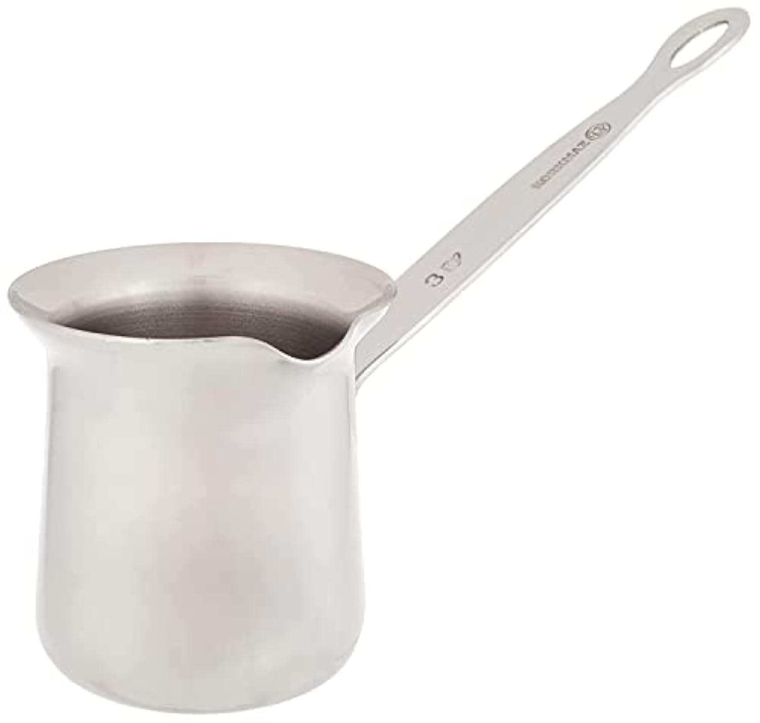 Korkmaz Stainless Steel Turkish Milk/Coffee Pot - 3 Cup