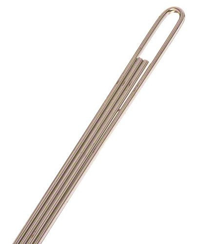 Update International 6'' Nickel-Plated Round Medium Mesh Skimmer