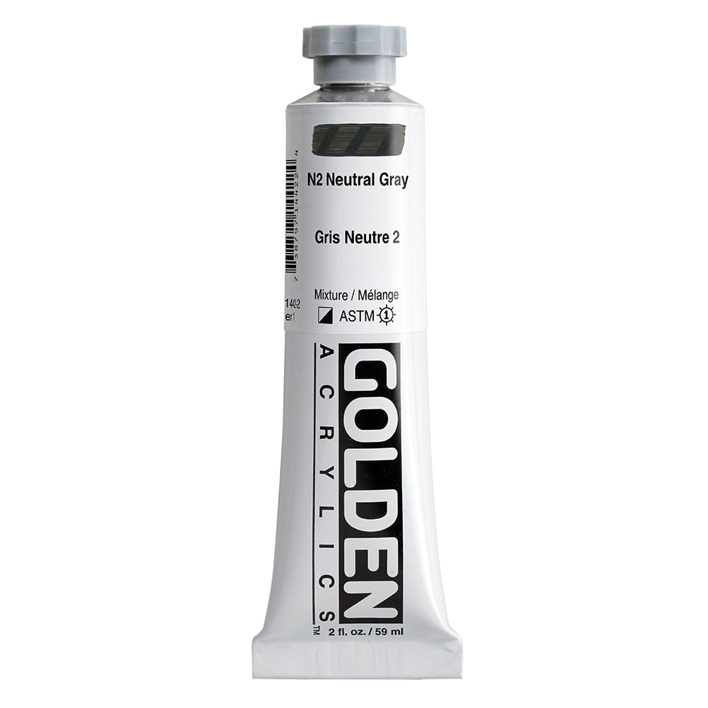 2 Oz Heavy Body Acrylic Paints Color: Neutral Gray 2