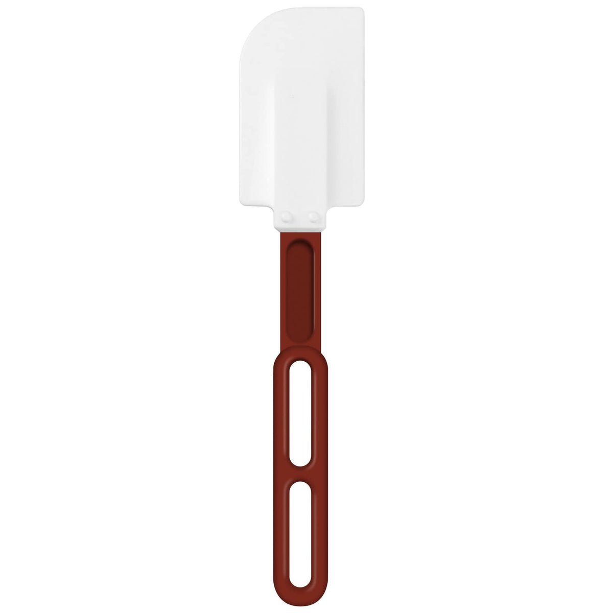 High Heat Silicone Spatula, 10-Inch, 500F Heat-Resistant Commercial Spatula 10'' Non-Stick Rubber Spatula- Nsf