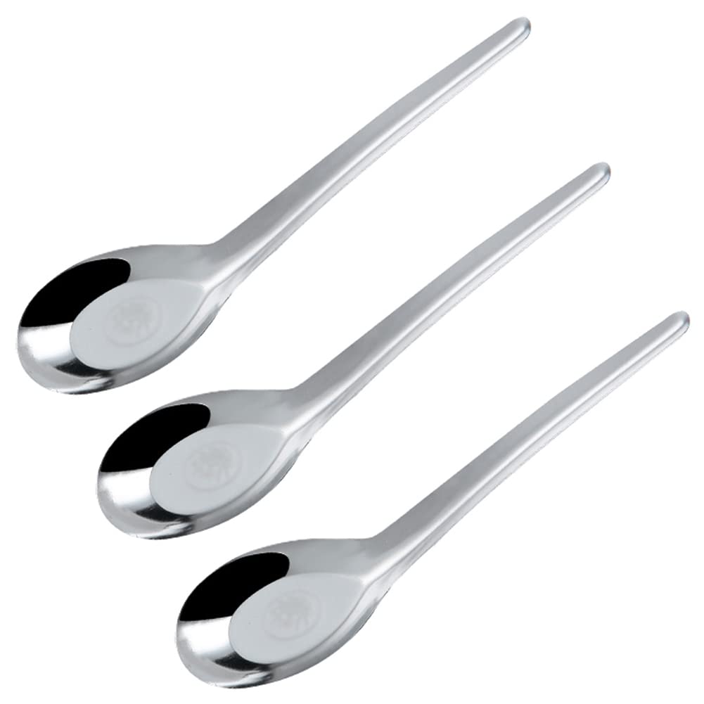 10 Pieces Stainless Steel Soup Spoons Dinner Spoons Soup Spoons Chinese Soup Spoon Asian Soup Spoon Table Spoons Tasting Spoon F