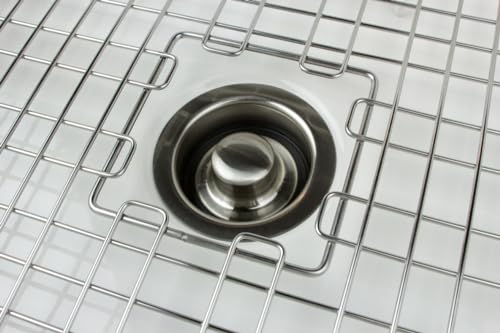 Sinksense 3.5'' Disposal Flange Drain With Stopper, Stainless Steel