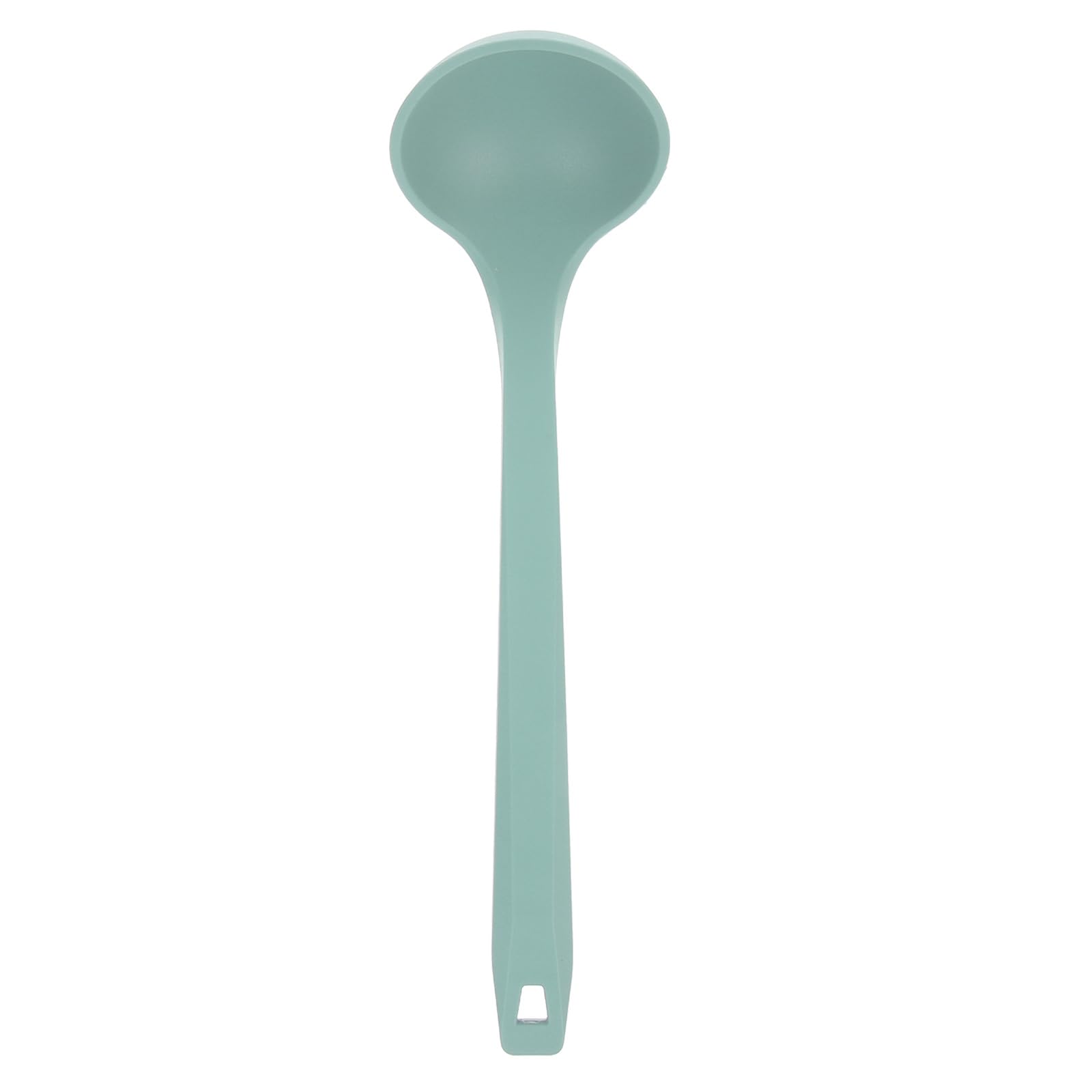 Silicone Soup Spoon with Long Handle, NonStick Kitchen Cooking Utensil for Stirring, Serving Soups, Porridge, and More, 12.59 I