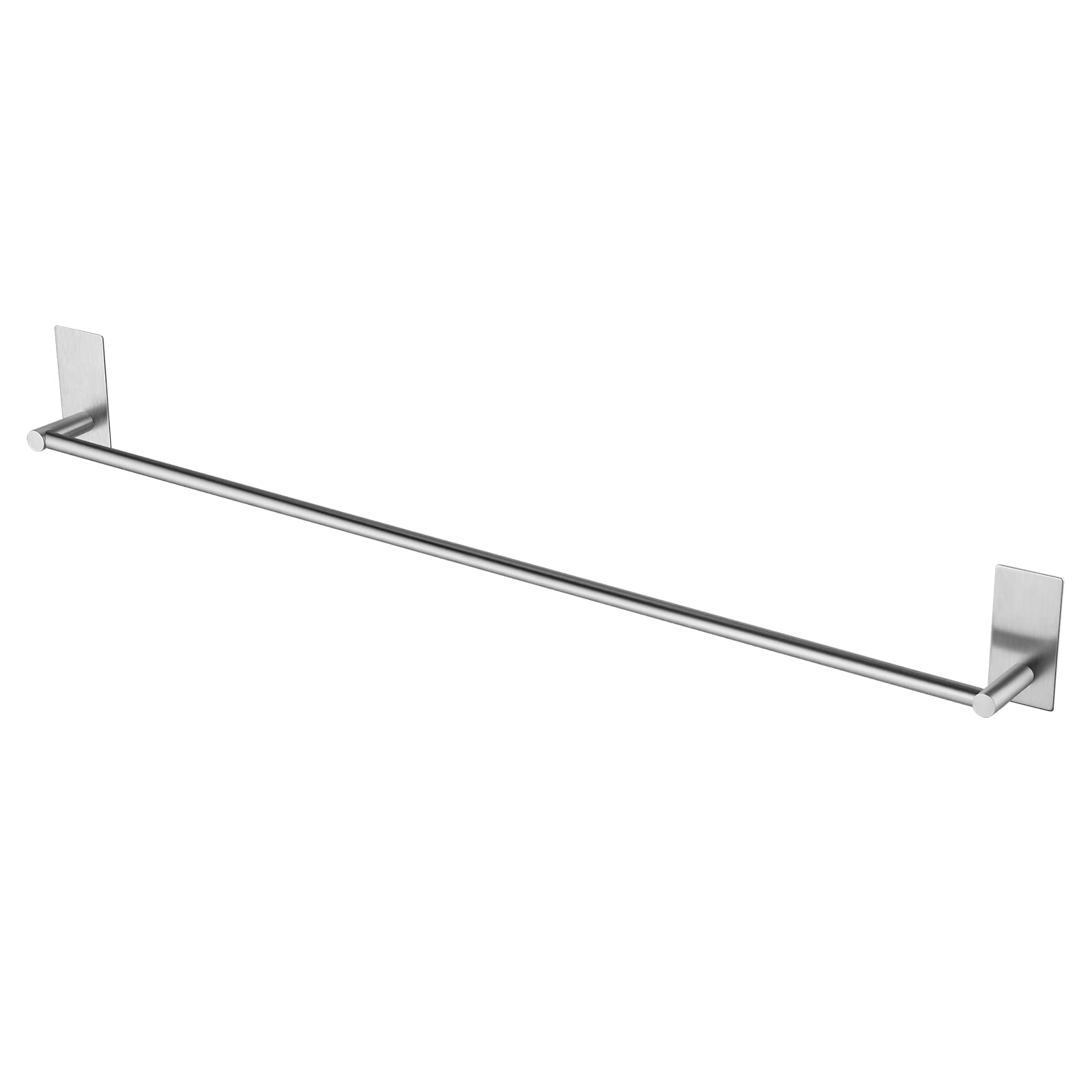 Kes Adhesive Towel Bar 30-Inch Bathroom No Drill Towel Holder Sticky On Towel Rack Easy Install Sus304 Stainless Steel Rustproof