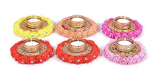 Pride Store Tealight Candle Holder for Home Decor, Diwali Gift, Candle Diya, Candle for Birthday, Diwali, Festival Decoration 3.
