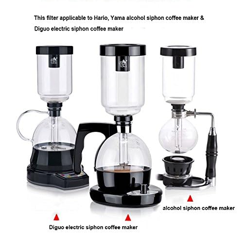 Diguo Permanent Coffee Filter For All Hario Siphon Coffee Maker And Other Syphon Coffee Maker Model: 1889A (Brown)