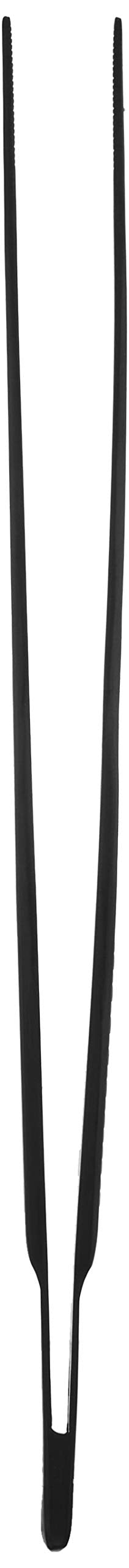 Mercer Culinary 18-8 Stainless Steel Precision Plus Chef Plating Tong, Offset, 6-1/2 Inch Tip, Matte Black