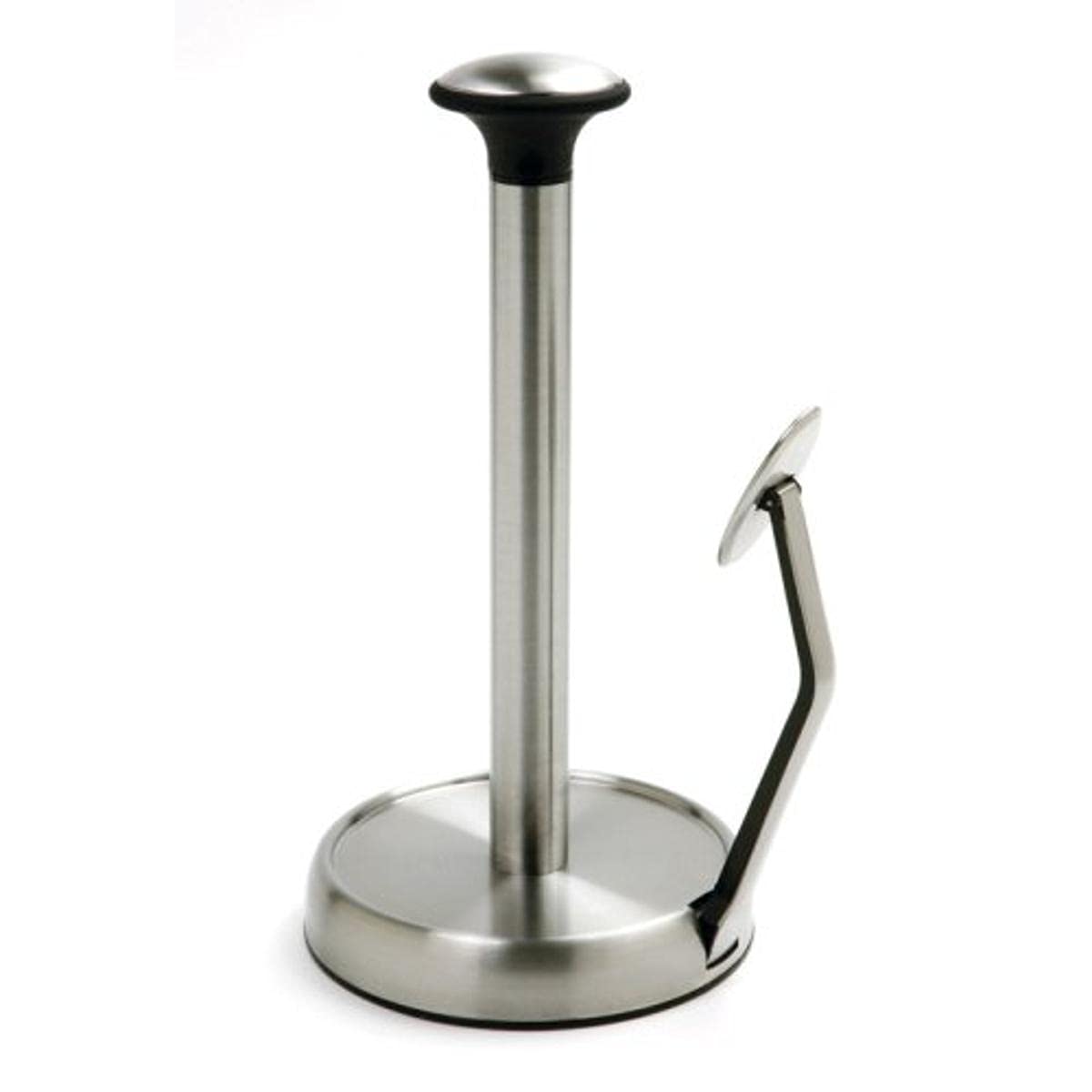 Norpro 14'' High Stainless Steel Towel Holder With Nonslip Stable Suction Grip Base