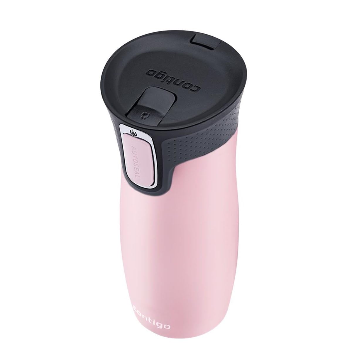 contigo Unisexs West Loop Autoseal Thermobecher  Edelstahl Isolierbecher  Kaffeebecher to go  BPA frei  auslaufsicherer Reisebecher mit Easy-clean-Deckel  hAlt bis zu 5h Warm  470 ml  Millenial Pink