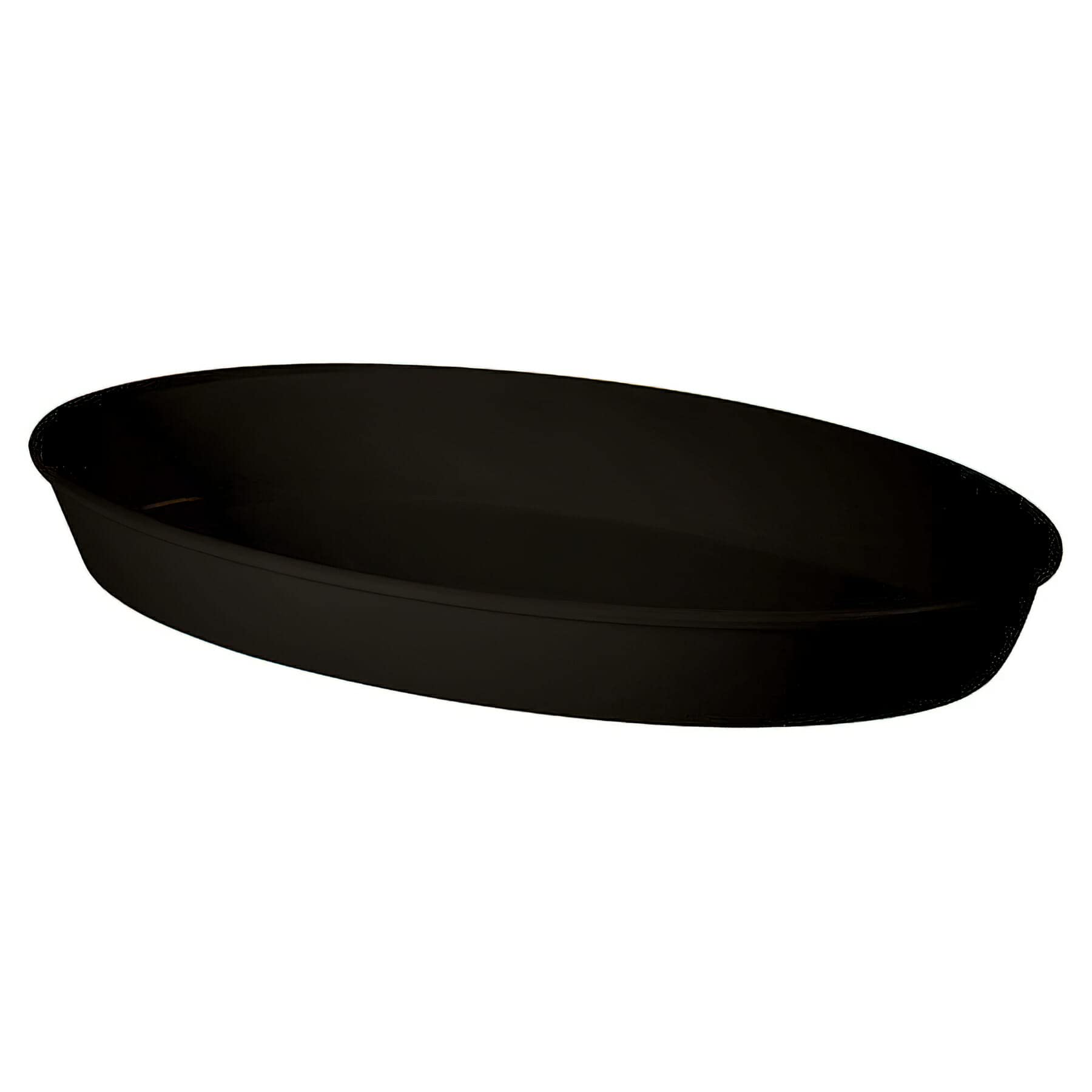 G.E.T. 9 qt Black Oval Melamine Casserole Dish