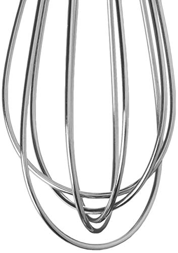 Tovolo Stainless Steel Mini Whisk, 6" - Silver Whisk for Cooking, Mixing & Whipping - Model 81-6379P - Dishwasher Safe