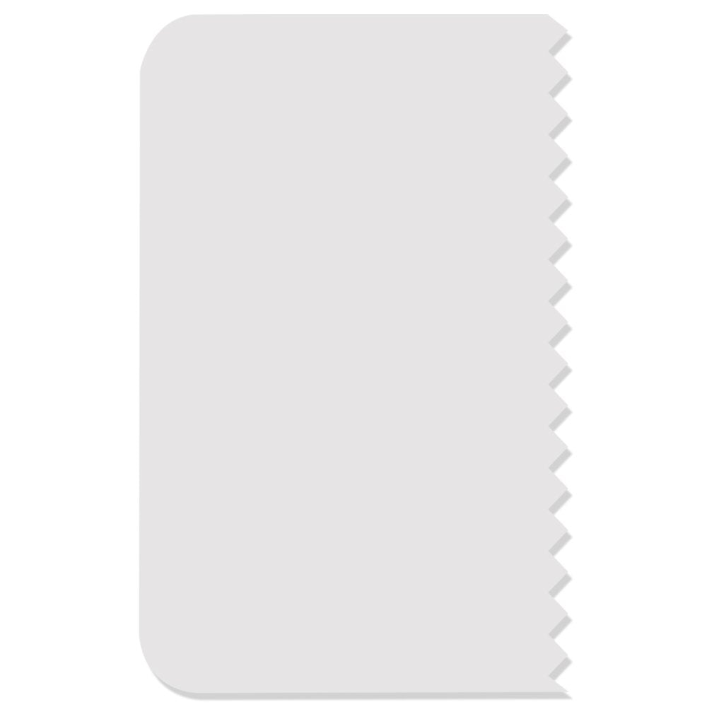 Pme Side Scrapers - Patterned Edge Plastic Set Of 4