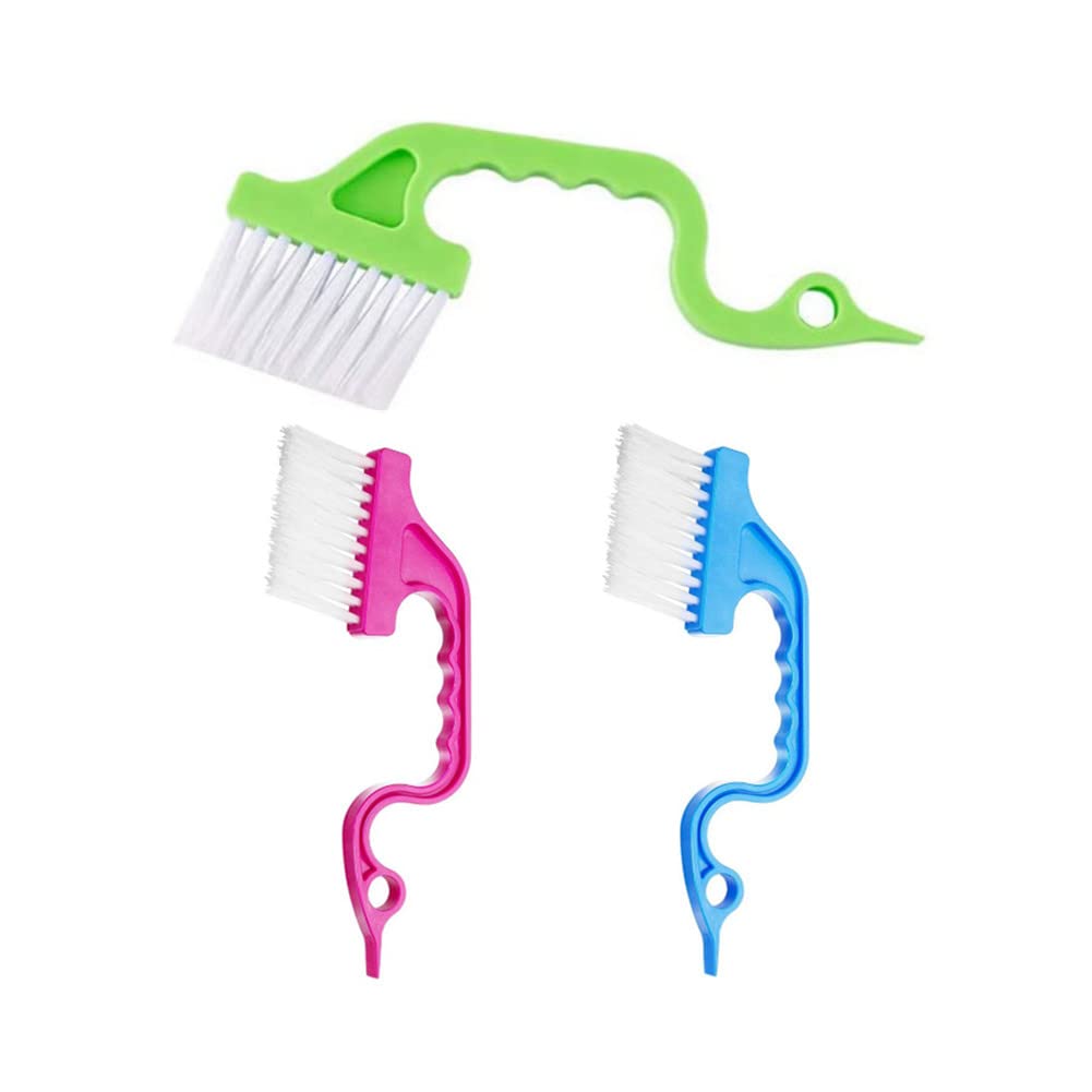 3Pcs Hand-Held Groove Gap Cleaning Tools Door Window Track Kitchen Cleaning Brushes, For Window Air Conditioning Kitchen Cleanin