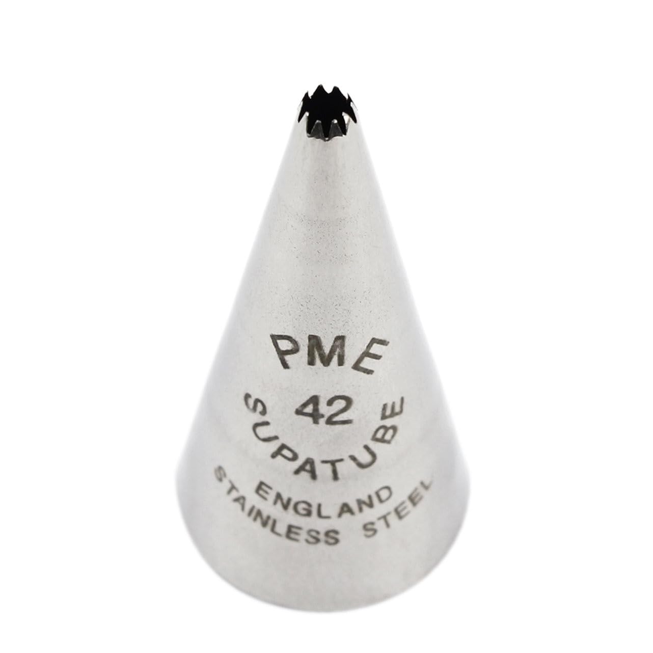 Pme 42 Seamless Stainless Steel Small Rope Supatube, Decorating Tip