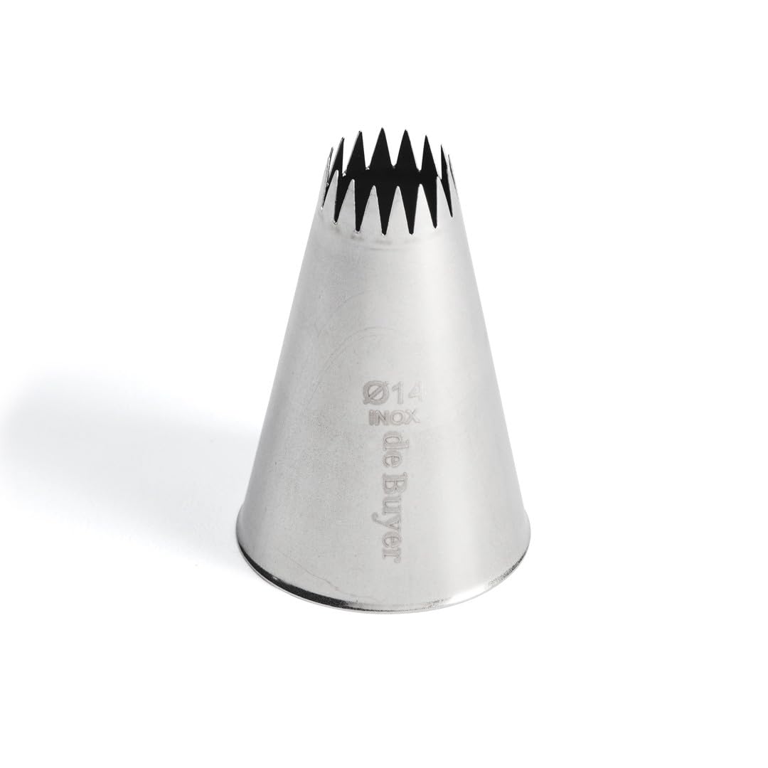 De Buyer 2116.14 Petit Fours Socket Spanner With 14/16-Teeth Stainless Steel