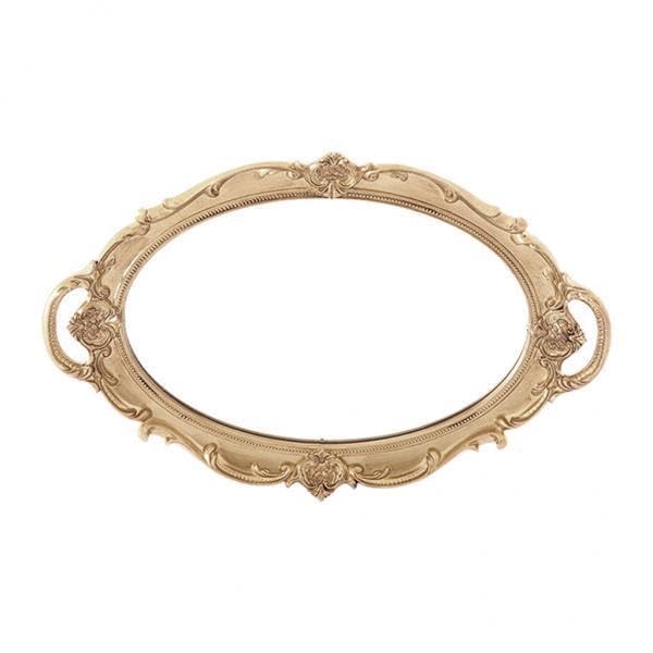 Zoomella 3X Retro Makeup Mirrored Vanity Tray Jewelry Tray Perfume Decor Trays|Home & Garden|Kitchen, Dining & Bar|Dinnerware & 