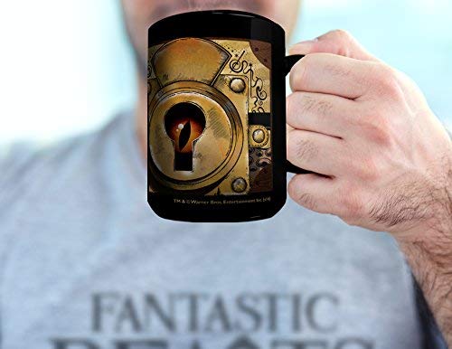 Morphing Mugs Fantastic Beasts And Where To Find Them Muggle Worthy Suitcase Heat Reveal Clue Ceramic Coffee Mug - 15 Ounces