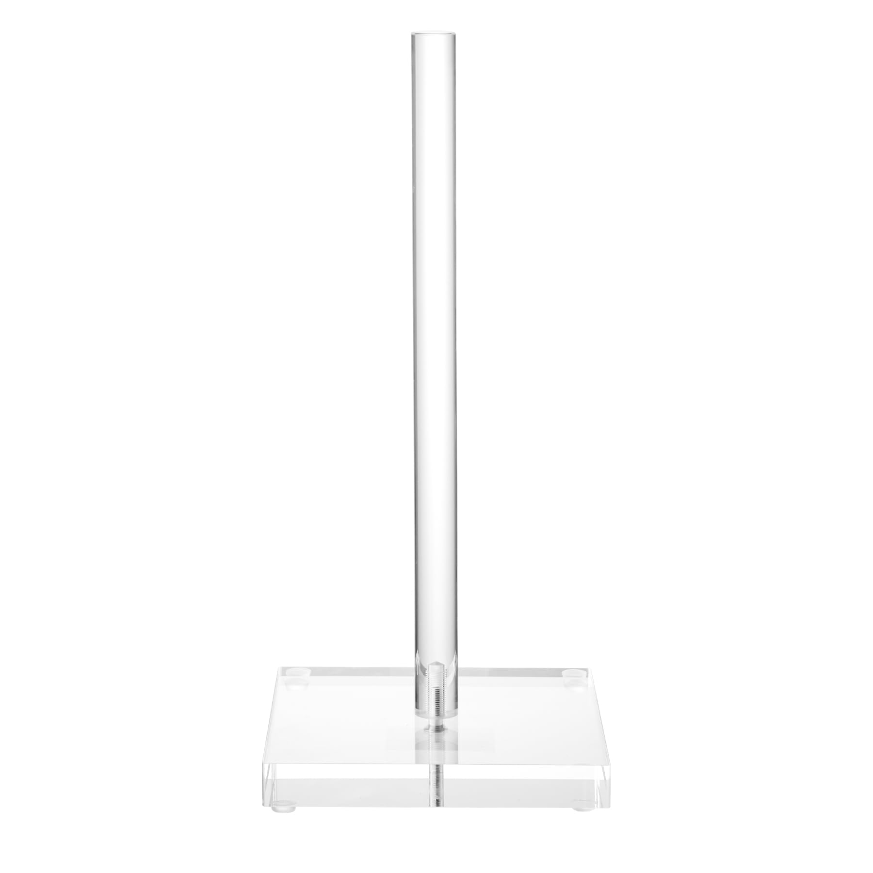 Antimbee Transparent Acrylic Paper Towel Stand Holder, Freestanding Tabletop Roll Paper Tower Holder, Countertop Paper Towel Dis