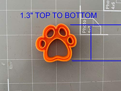 Dog Paw Cookie Cutter (1 Inch)