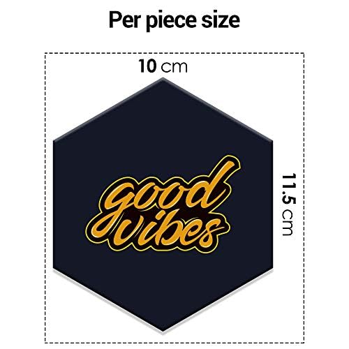 It2M Wooden Wall Decor Set Of 11 Multicolour - Spw3