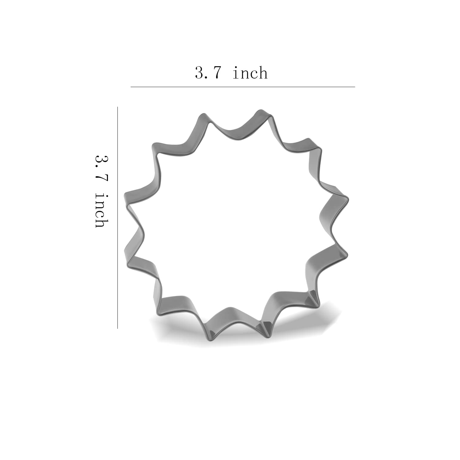 3.7 Inch Spider Web Cookie Cutter - Stainless Steel
