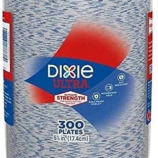 Dixie Ultra Paper Plate, 67/8 Inch, 300 Count
