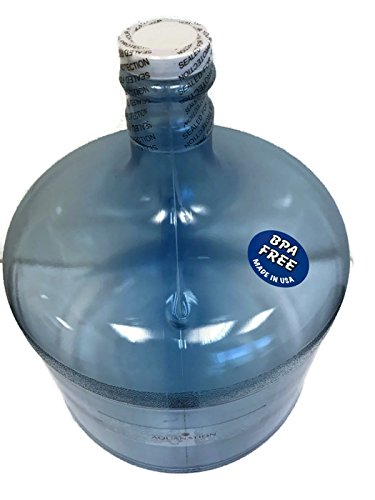 Aquanation Reusable Bpa-Free Food Grade Safe Tritan Plastic Water Bottle Jug Gallon Container Canteen - (Made In Usa) (3 Gallon
