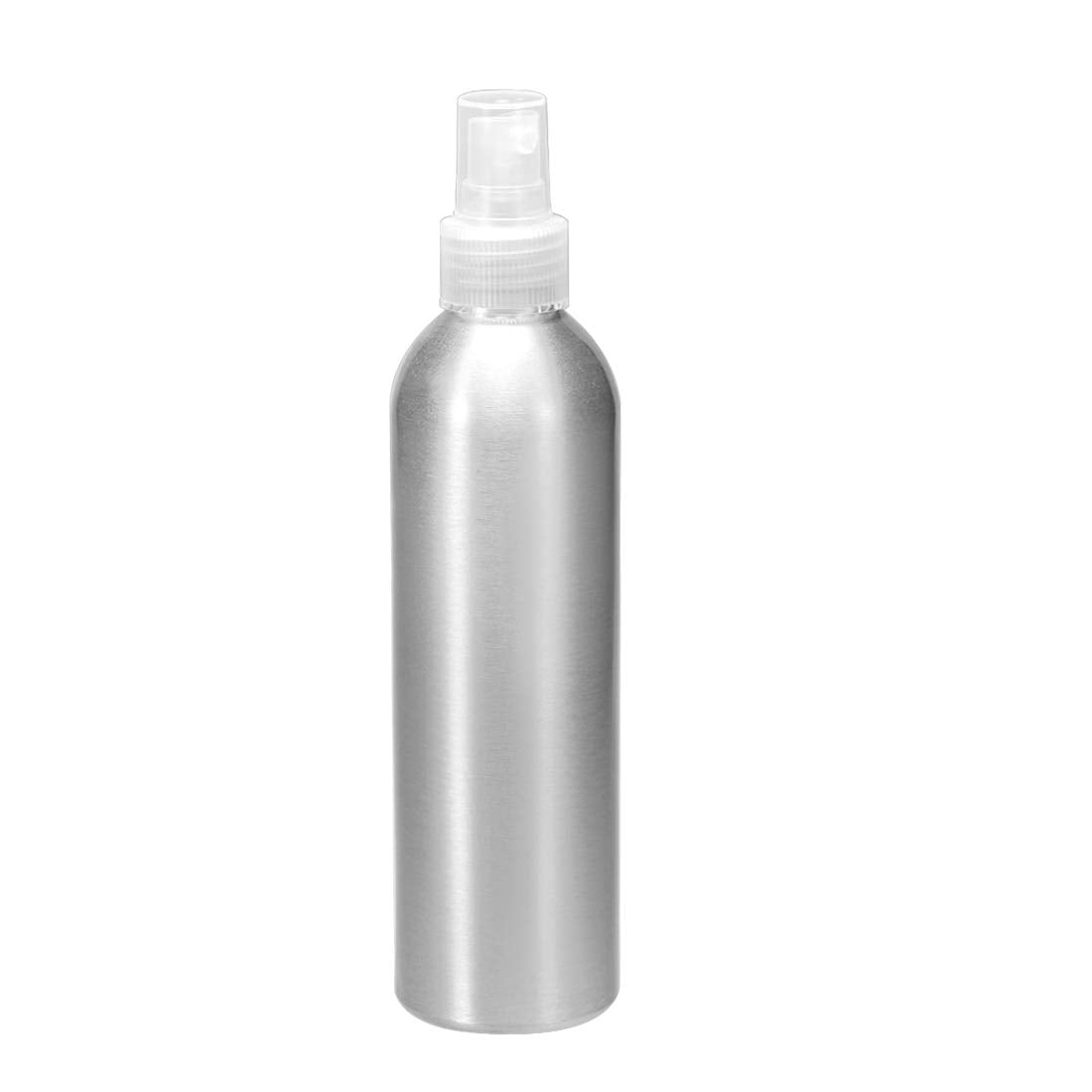 uxcell 8.5oz/250ml Aluminium Spray Bottle with Clear Fine Mist Sprayer, Empty Refillable Container Travel Bottle for Kitchen Bat