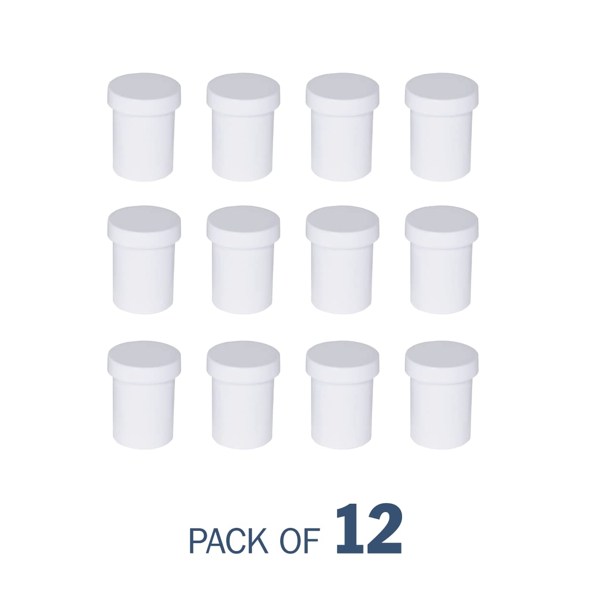 Ezy Dose Ointment Jar And Container, Screw On Cap, Leak-Proof Container For Creams And Balms, Durable Design, Ideal For Diy Skin