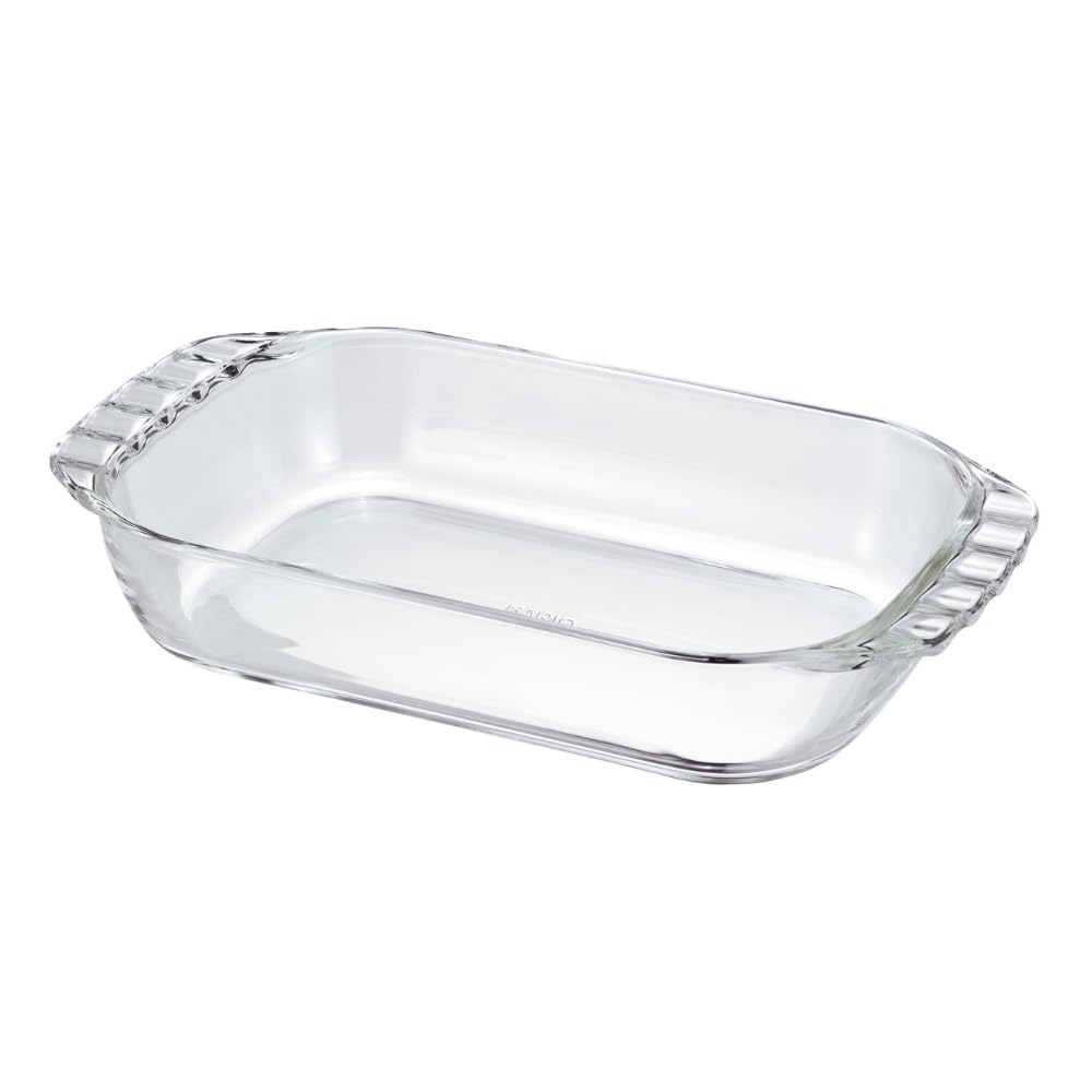 HARIO HTZ90BK BUONO Kitchen Toaster Plate, Made in Japan, Heat Resistant Glass, 30.4 fl oz (900 ml), Clear