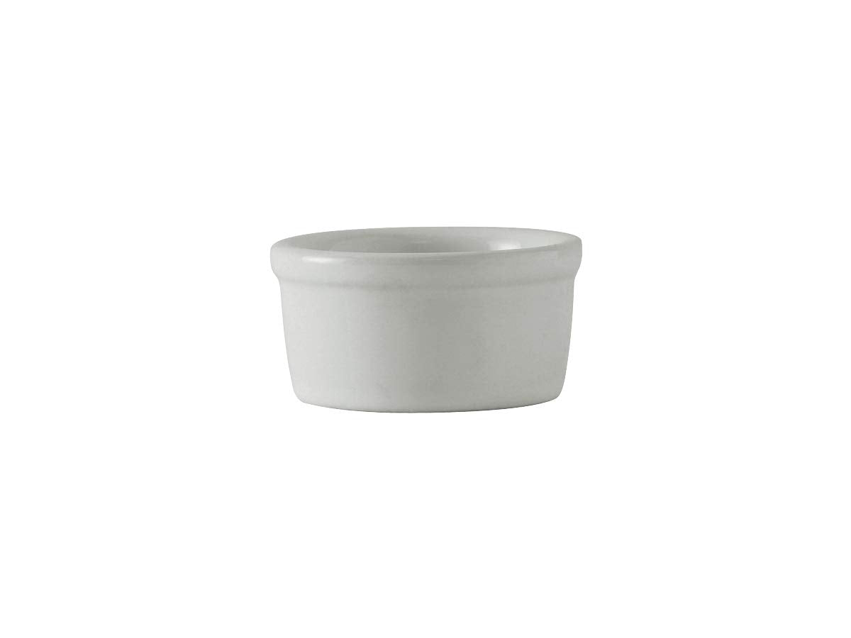 Tuxton China BWX-035 Ramekin, 3-1/2 oz., 3-1/4 Dia. x 1-5/8H, Microwave & Dishwasher Safe, Oven Proof, Fully vitrified, Lead-Fre