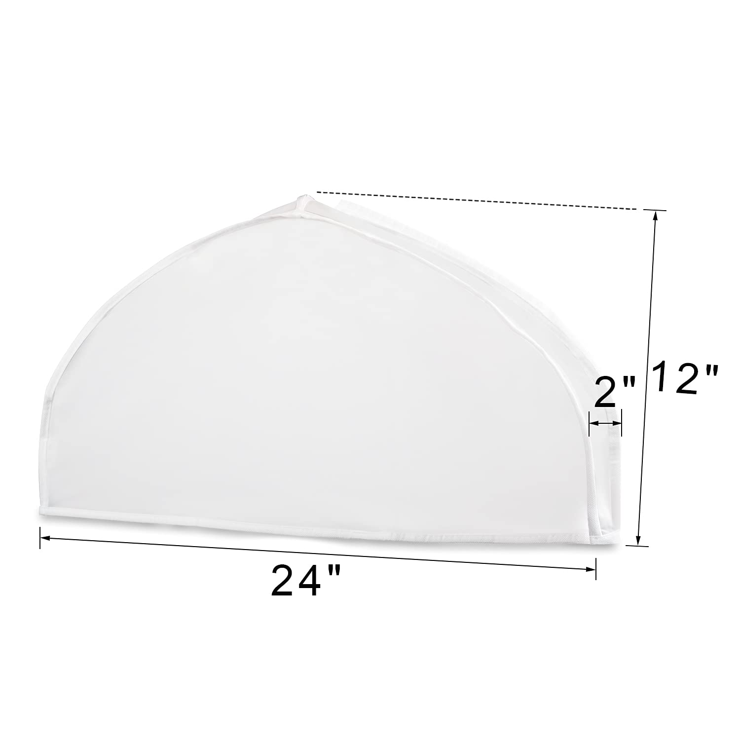 Zilink Shoulder Covers for Clothes (Set of 15) Breathable Garment Dust Covers Protectors with 2'' Gusset for Suit  Coats  Jackets  Dress Closet Storage