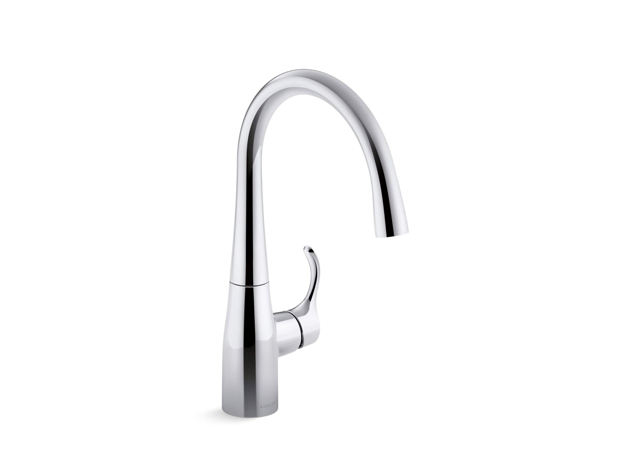 Kohler 22034-Cp Simplice Single Handle Kitchen Bar Faucet, Prep Sink Faucet, Polished Chrome