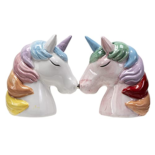 Unicorn Couple Ceramic Food Salt And Pepper Shakers