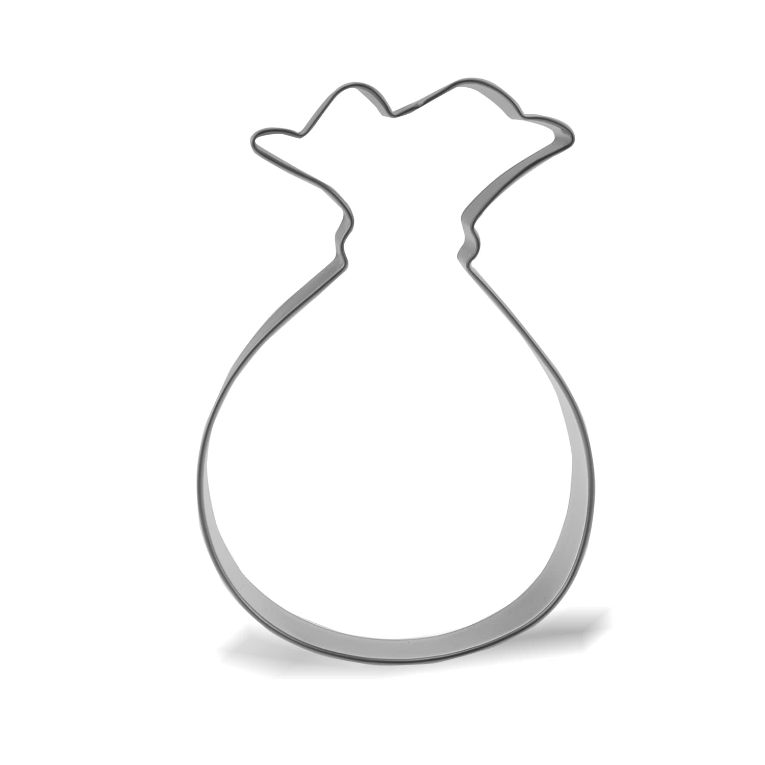 4.2 Inch Money Bag Cookie Cutter - Stainless Steel