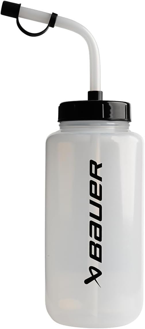 S23 Straw Top Hockey Clear Water Bottle, BPA Free