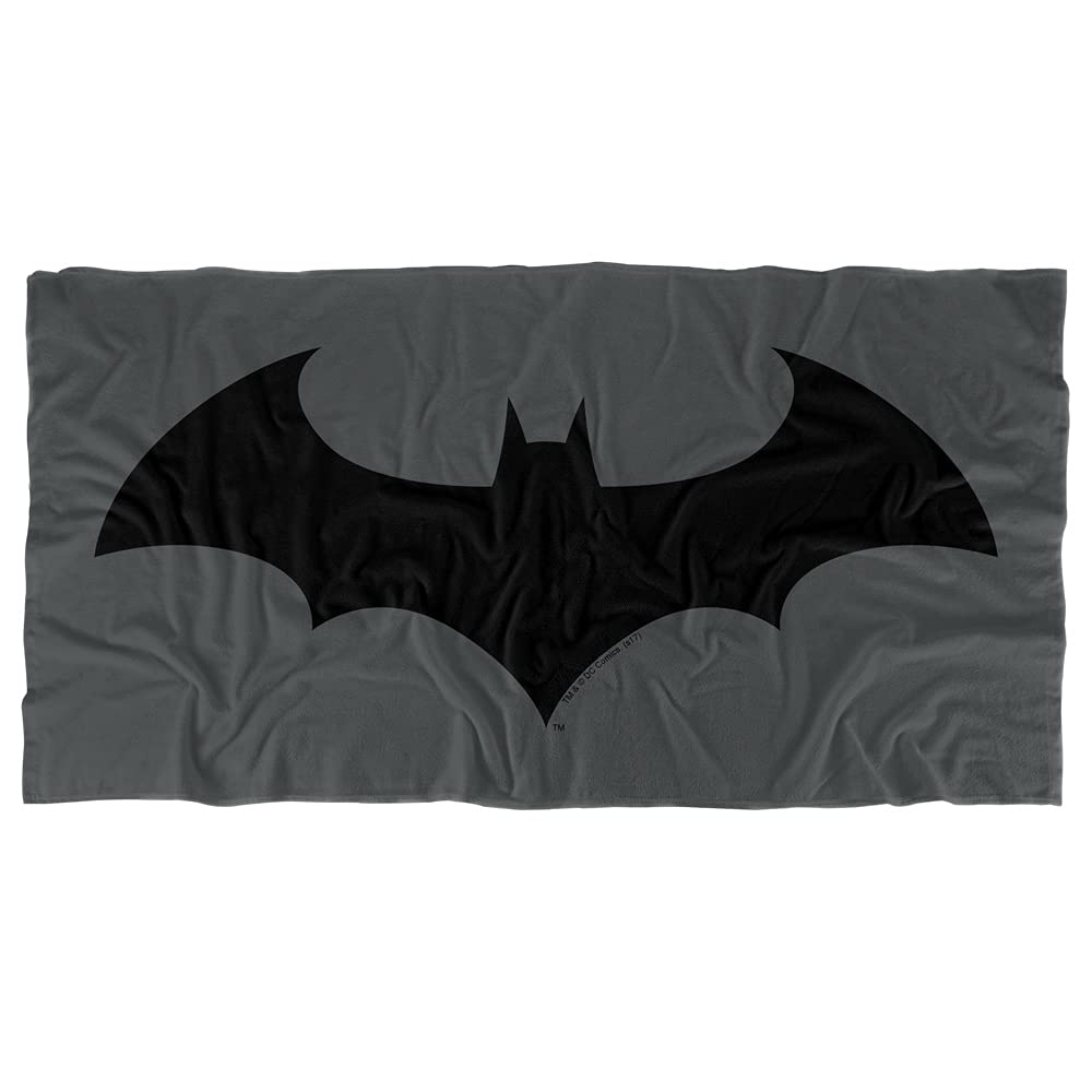 Logovision Batman Hush Logo Grey Officially Licensed Beach Towel 30'' X 60''