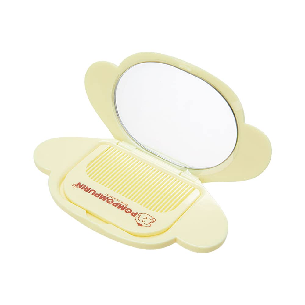 Sanrio 963801 Pompompurin Face Mirror & Comb Set