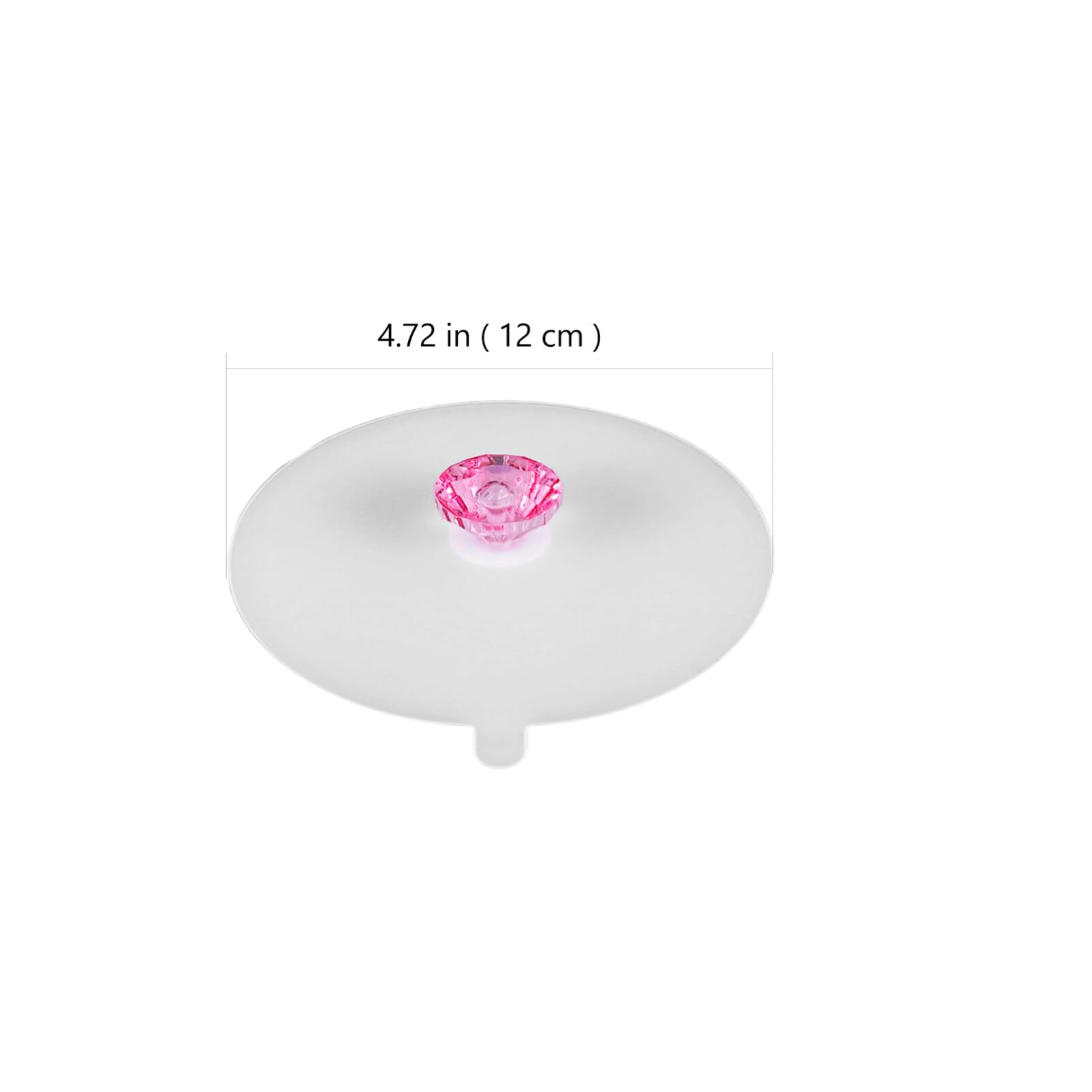 Luxshiny 6Pcs Silicone Cup Lids, Cup Covers For Drinks Creative Diamond Mug Cover Reusable Drink Cup Lids Coffee Cup Mug Covers