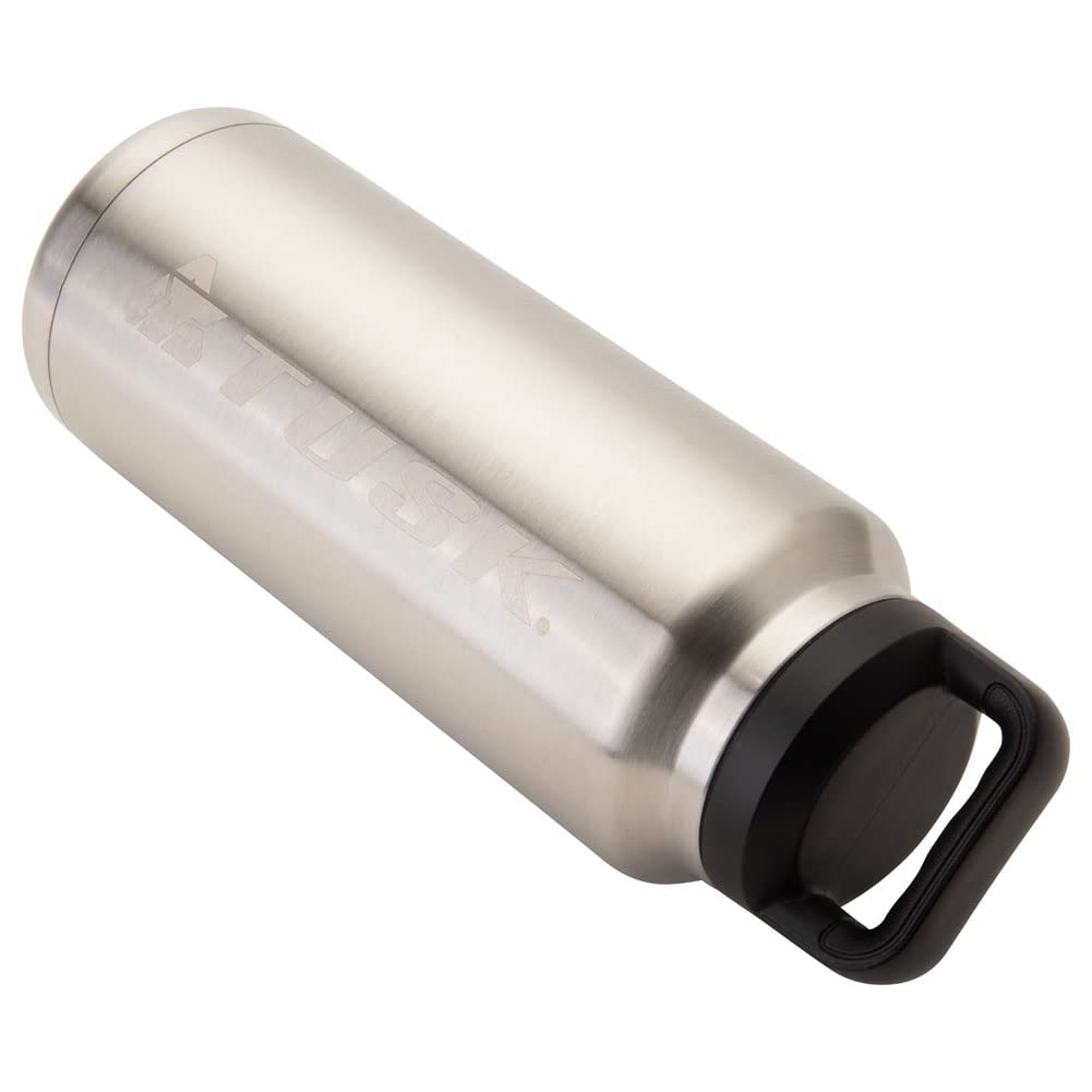 Tusk Stainless Steel Insulated Bottle Silver 36 Oz.
